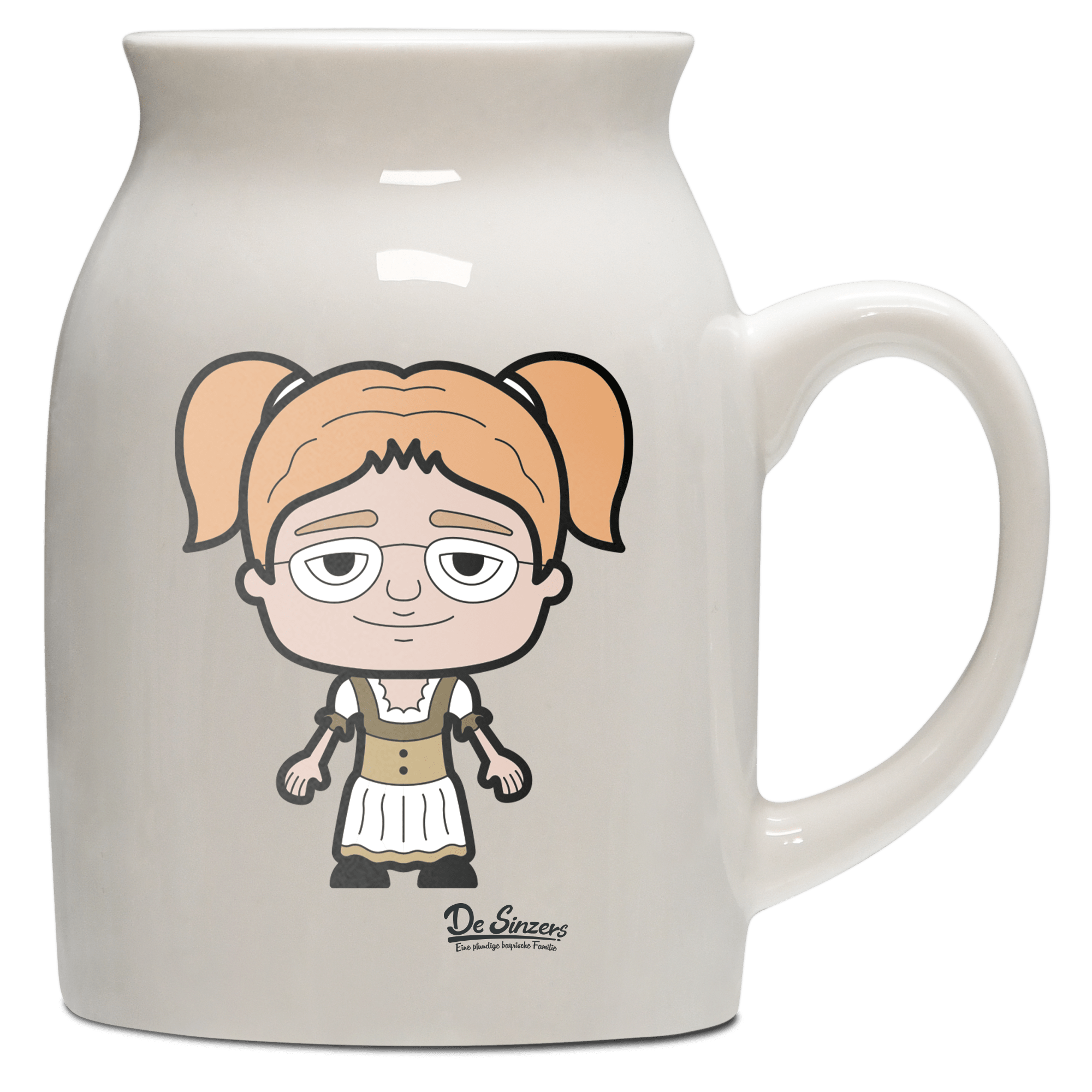 Die Jung Sinzerin Grundfiguren Milchkaennchen 320ml Altweiss Benediktenwand Front