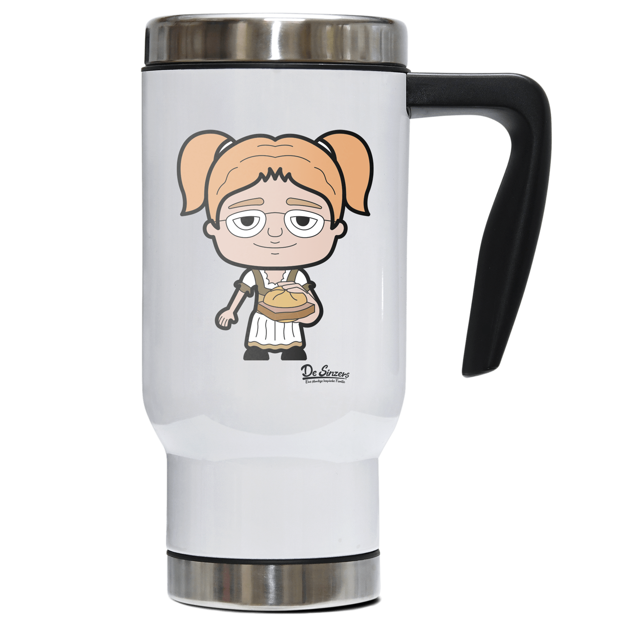 Die Jung Sinzerin Leberkassemmel Edelstahl Thermobecher To Go 500ml Weiss Kindlwand Front