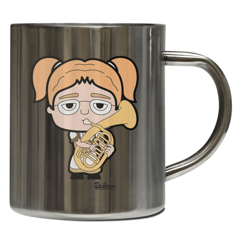 Die Jung Sinzerin Musikinstrumente Edelstahl Kaffeetasse 400ml Grosser Arber Front