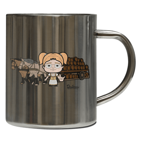 Die Jung Sinzerin Pferdegespann Edelstahl Kaffeetasse 400ml Grosser Arber Front