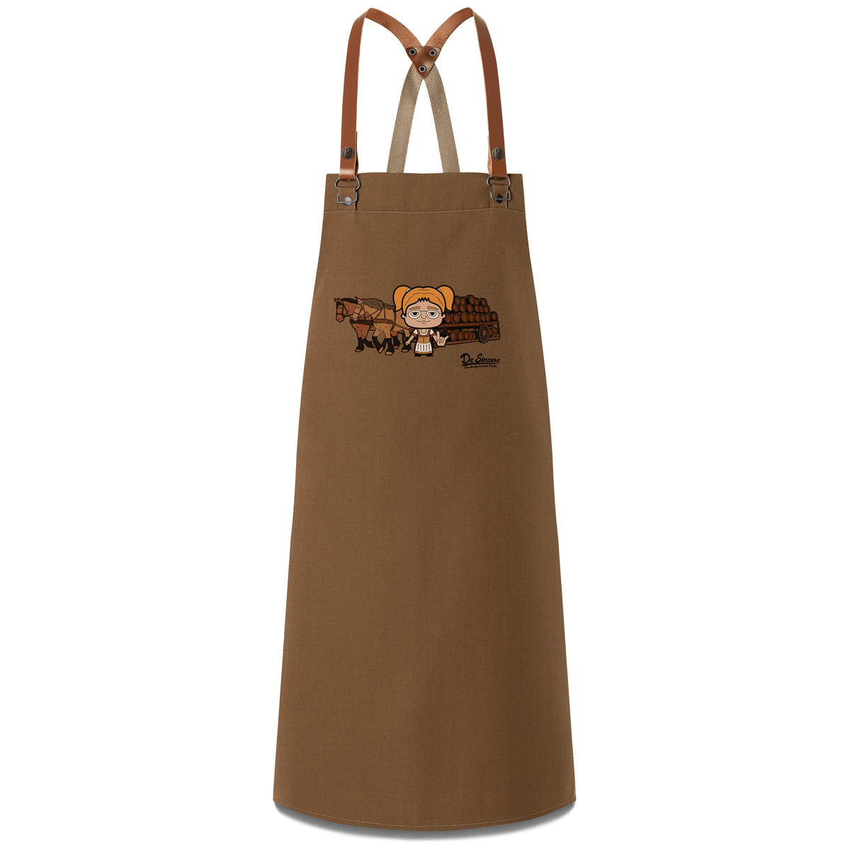 Die Jung Sinzerin Pferdegespann Schuerze Braun Haidbichl Front