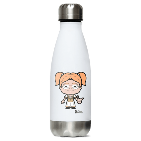 Die Jung Sinzerin Rocking Fingers Edelstahl Thermoflasche 350ml Weiss Silber Kreuzspitze Front
