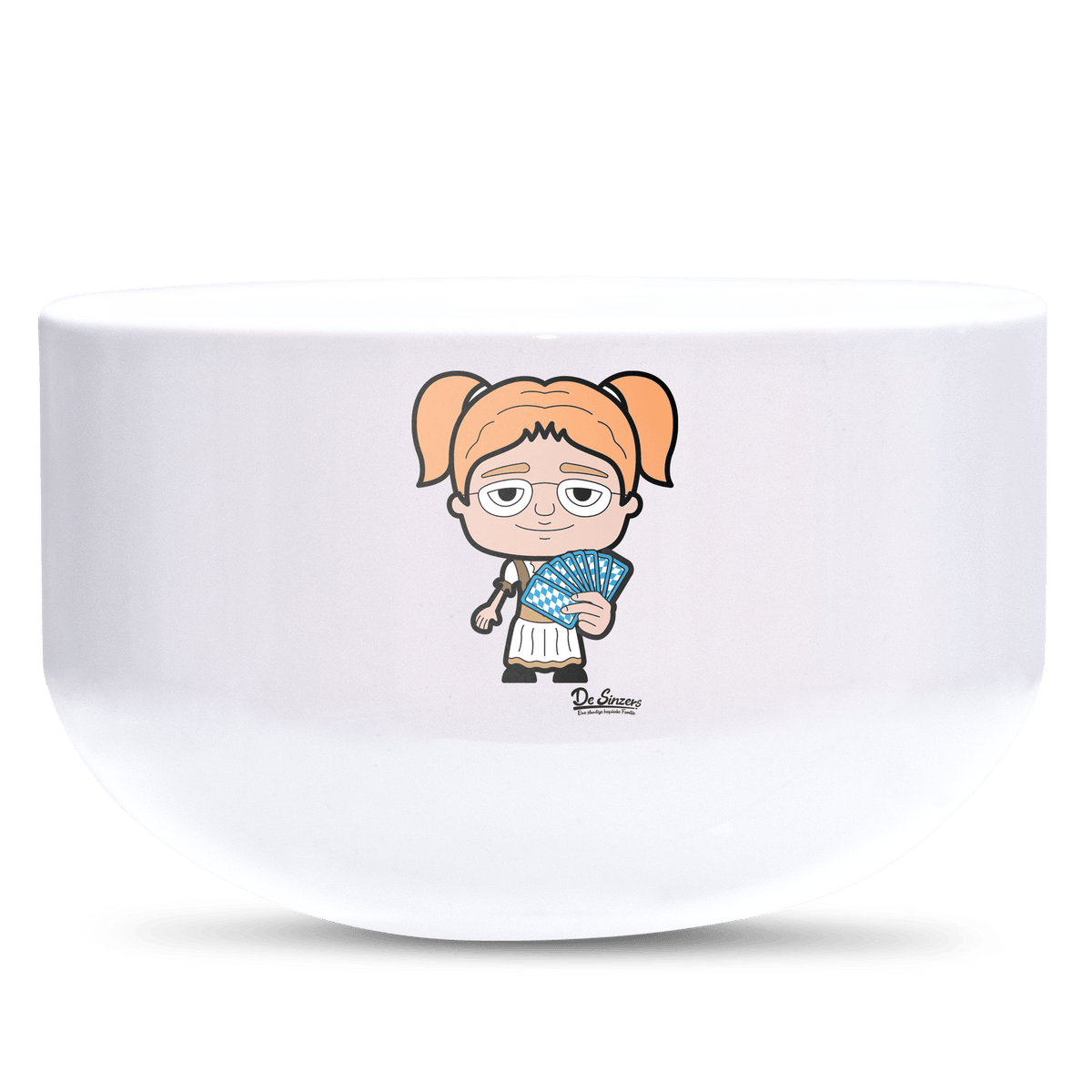 Die Jung Sinzerin Schafkopfen Keramik Mueslischale Weiss 600ml Staffelberg Front