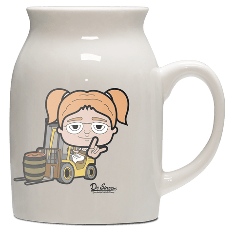 Die Jung Sinzerin Staplerfahrer Milchkaennchen 320ml Altweiss Benediktenwand Front