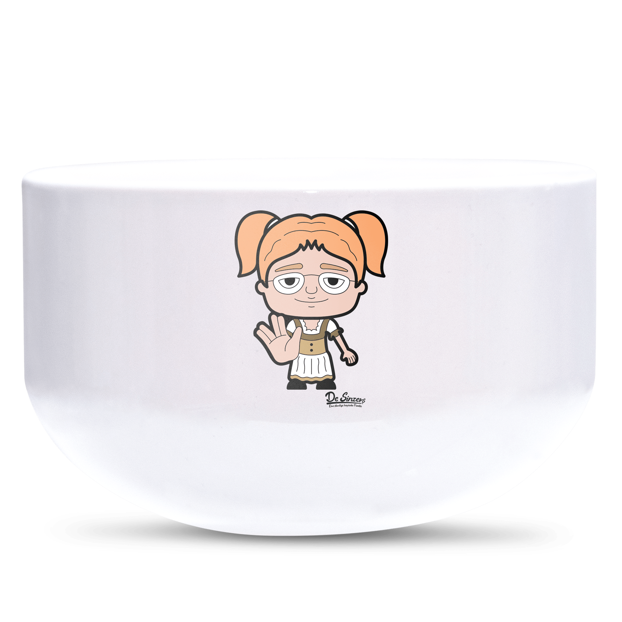 Die Jung Sinzerin Star Trek Fingers Keramik Mueslischale Weiss 600ml Staffelberg Front