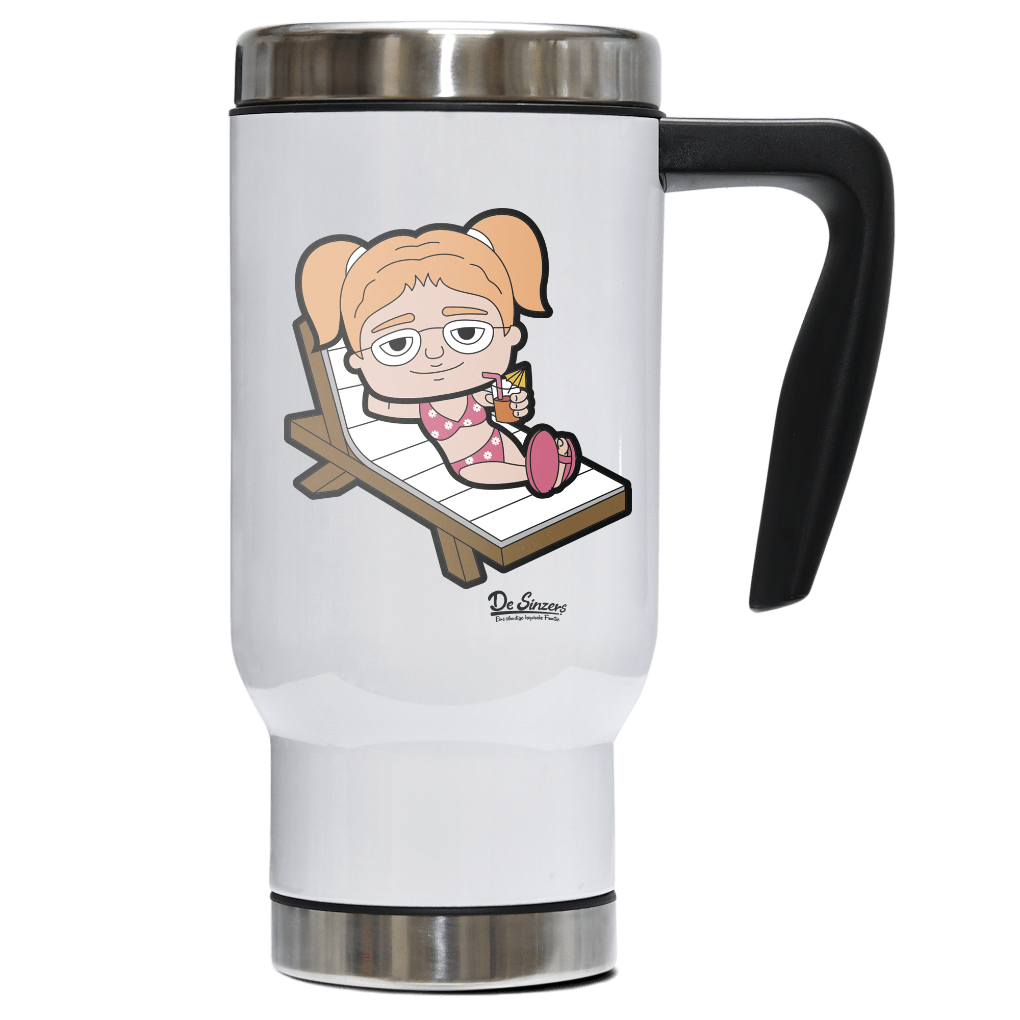Die Jung Sinzerin Summer Edition Edelstahl Thermobecher To Go 500ml Weiss Kindlwand Front