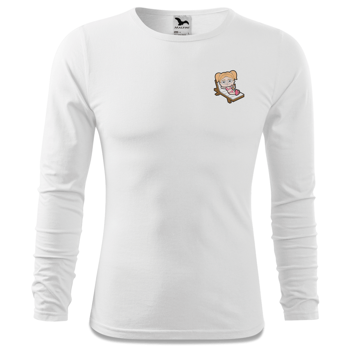 Die Jung Sinzerin Summer Edition Longsleeve Fitted Herren Weiss Kohlhaufmuehle Front