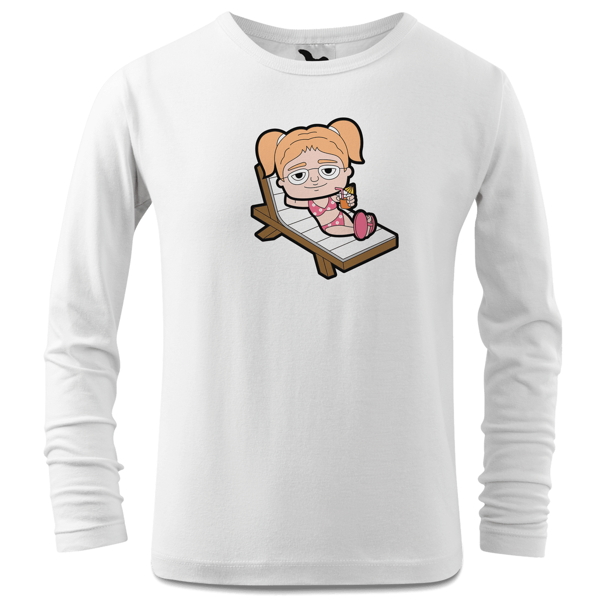 Die Jung Sinzerin Summer Edition Longsleeve Kinder Weiss Westerndorf Front