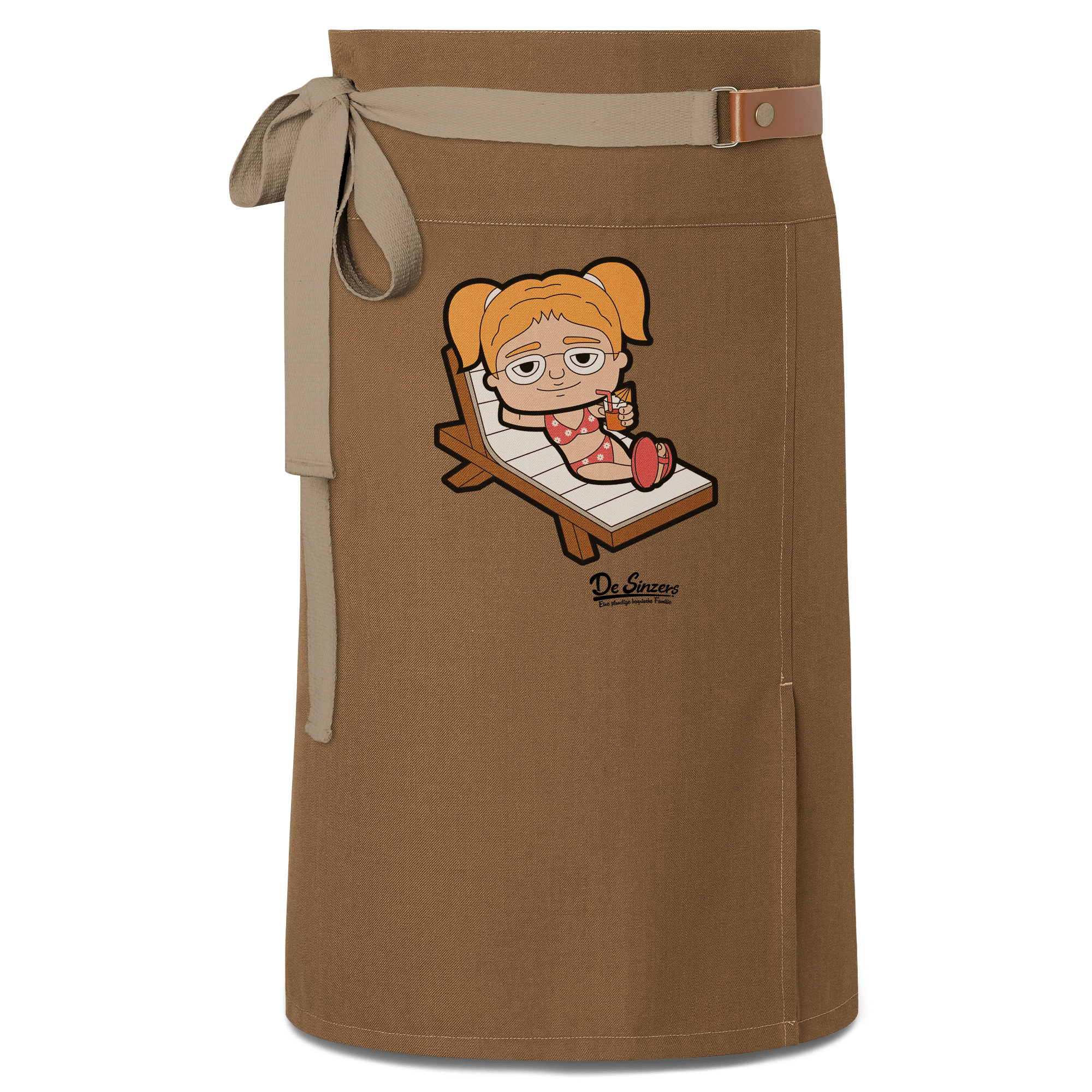 Die Jung Sinzerin Summer Edition Schuerze Vorbinder Braun Haidham Front