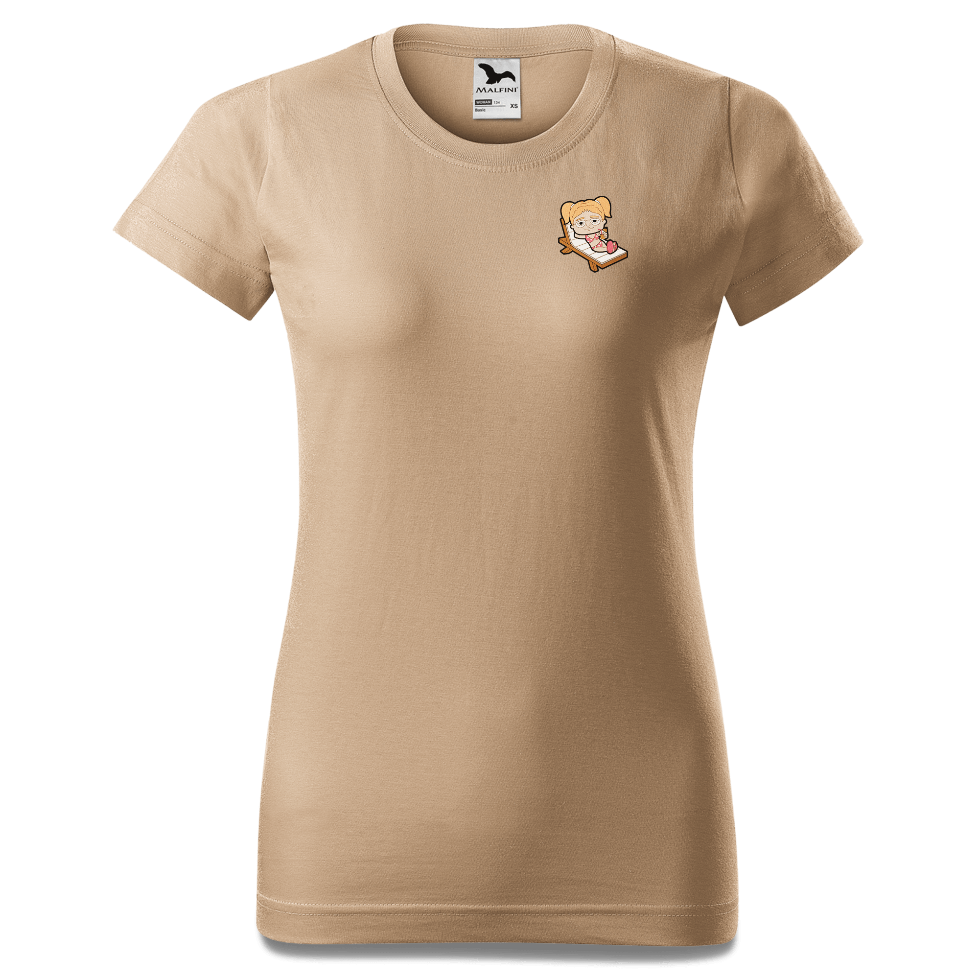 Die Jung Sinzerin Summer Edition T Shirt Damen Sand Fussen Front