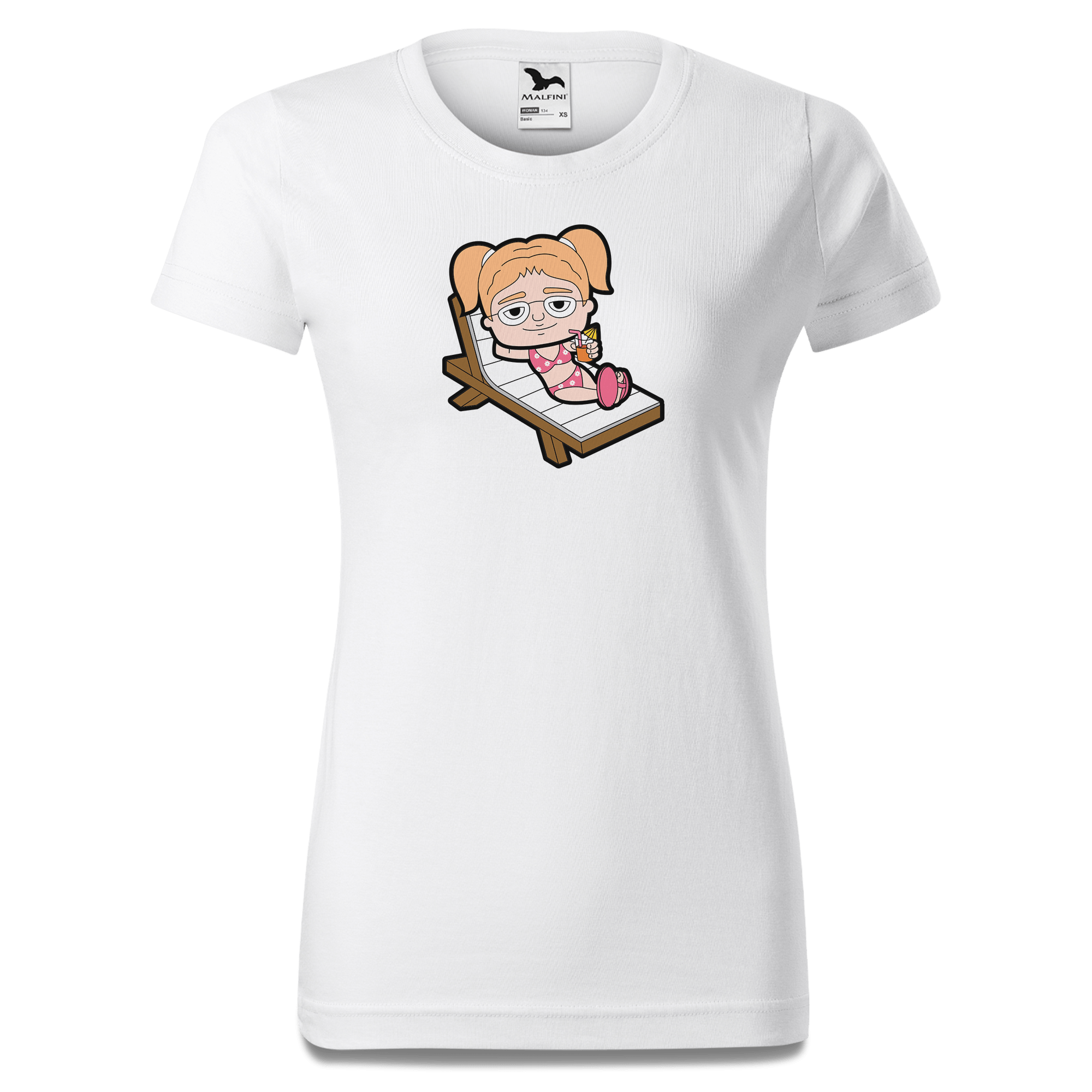 Die Jung Sinzerin Summer Edition T Shirt Damen Weiss Gehering Front