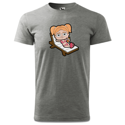 Die Jung Sinzerin Summer Edition T Shirt Herren Grau Meliert Hofau Front