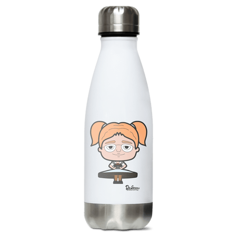 Die Jung Sinzerin Trachtenverein Edelstahl Thermoflasche 350ml Weiss Silber Kreuzspitze Front