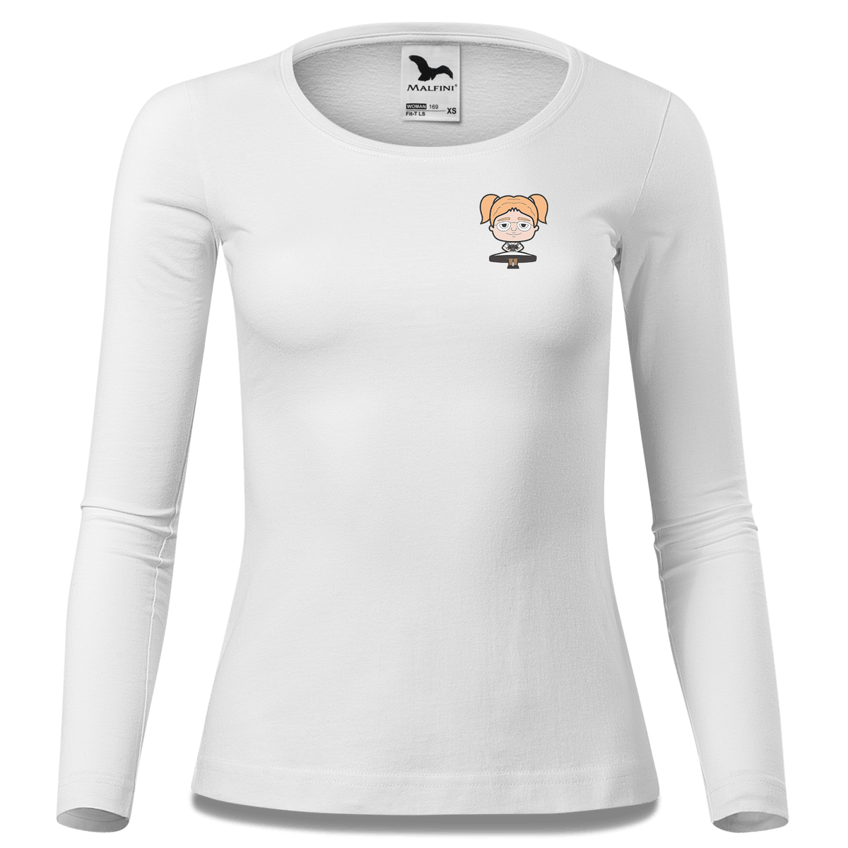 Die Jung Sinzerin Trachtenverein Longsleeve Fitted Damen Weiss Kronstauden Front