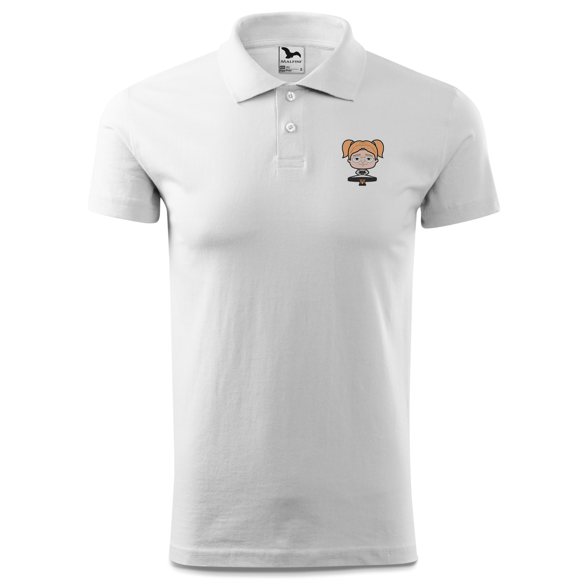 Die Jung Sinzerin Trachtenverein Polo Shirt Herren Weiss Murnau Front