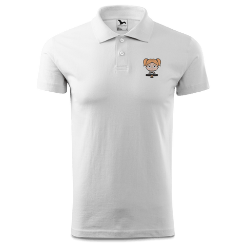 Die Jung Sinzerin Trachtenverein Polo Shirt Herren Weiss Murnau Front