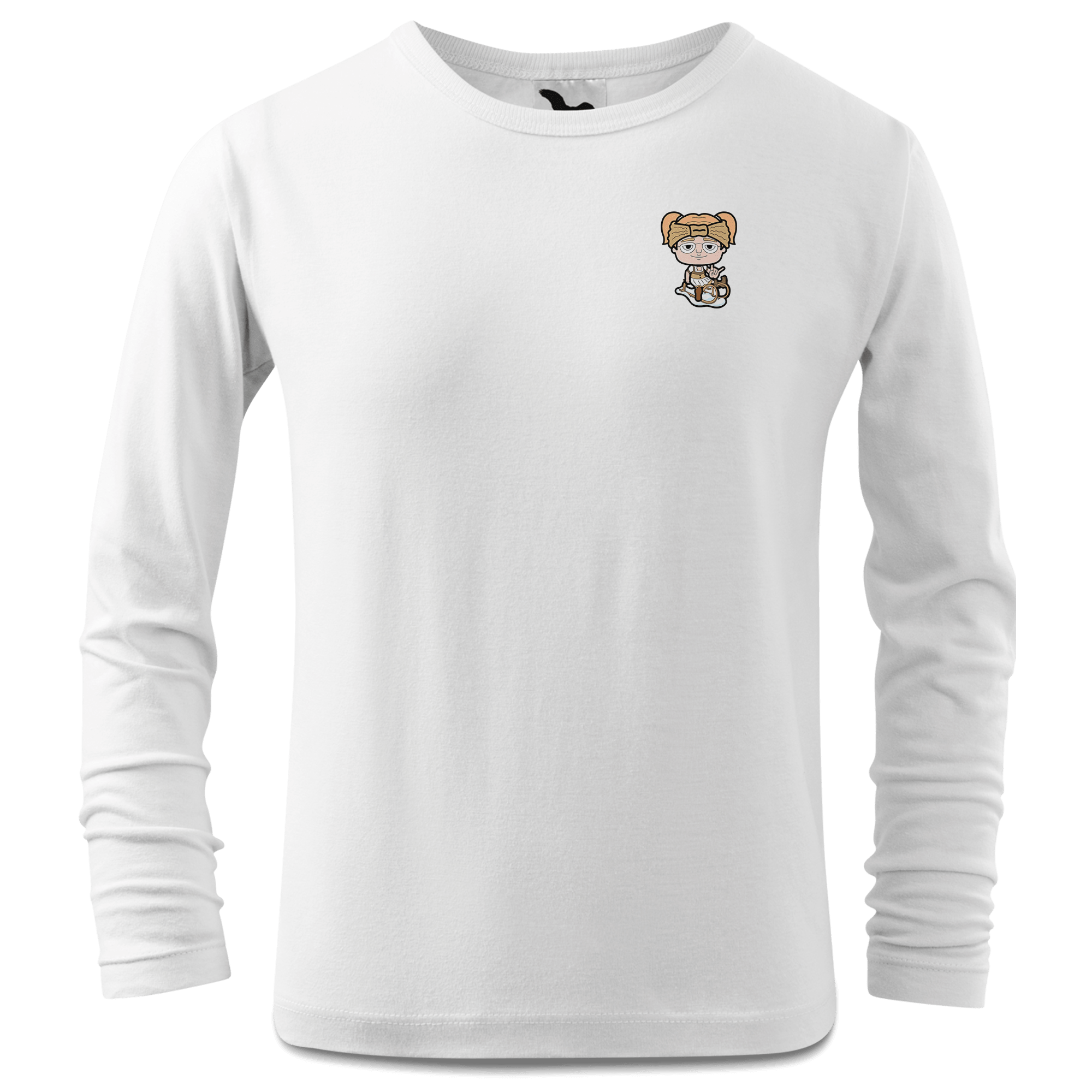 Die Jung Sinzerin Winter Edition Longsleeve Kinder Weiss Ziegelberg Front