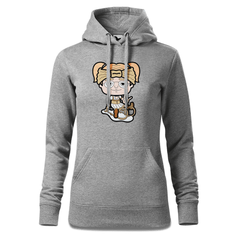 Die Jung Sinzerin Winter Edition Sweatshirt Hoody Damen Grau Meliert Kieling Front