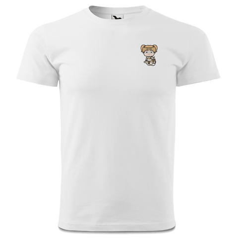Die Jung Sinzerin Winter Edition T Shirt Herren Weiss Landlmuehle Front