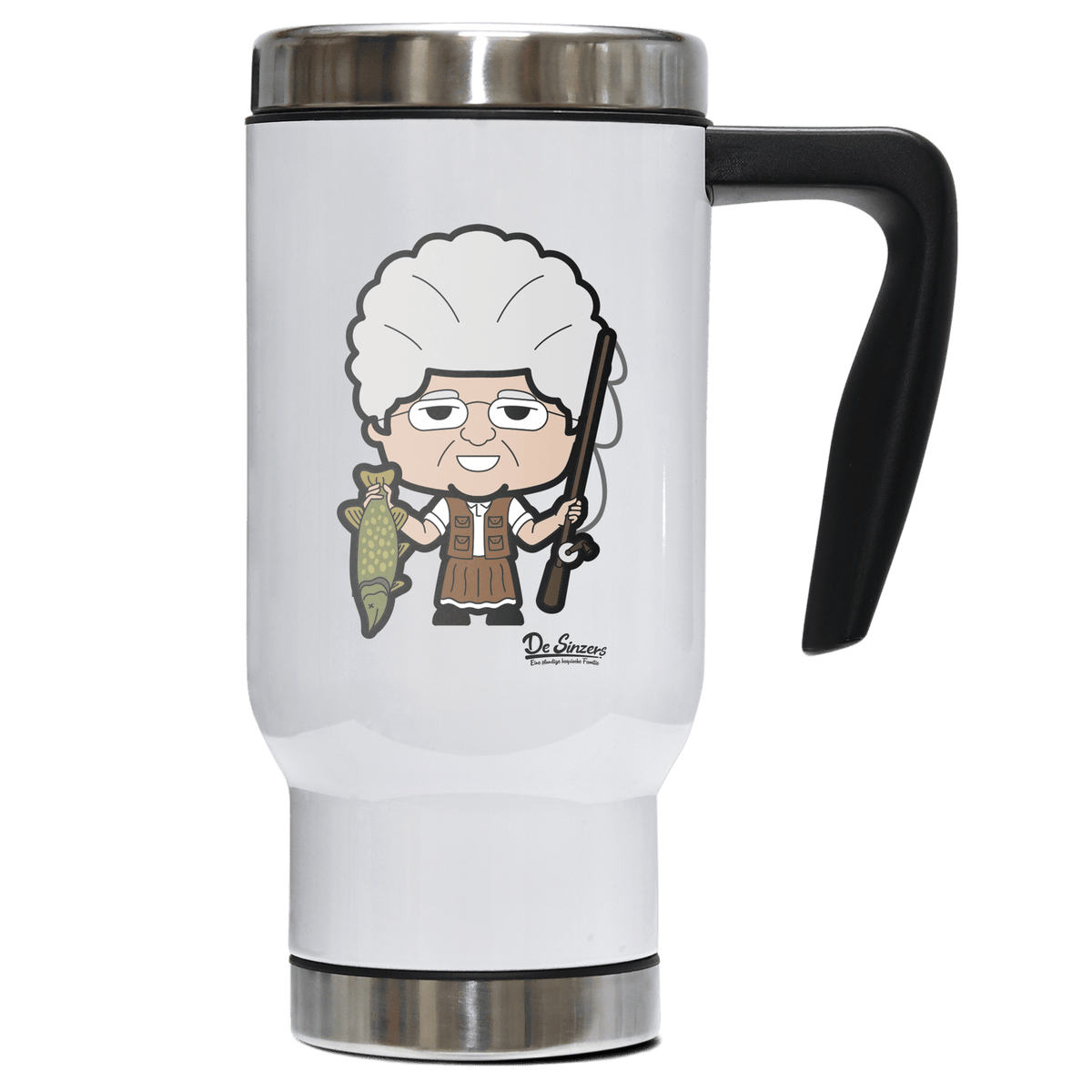 Die Oid Sinzerin Angler Edelstahl Thermobecher To Go 500ml Weiss Kindlwand Front