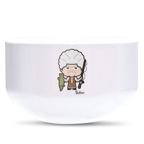 Die Oid Sinzerin Angler Keramik Mueslischale Weiss 600ml Staffelberg Front