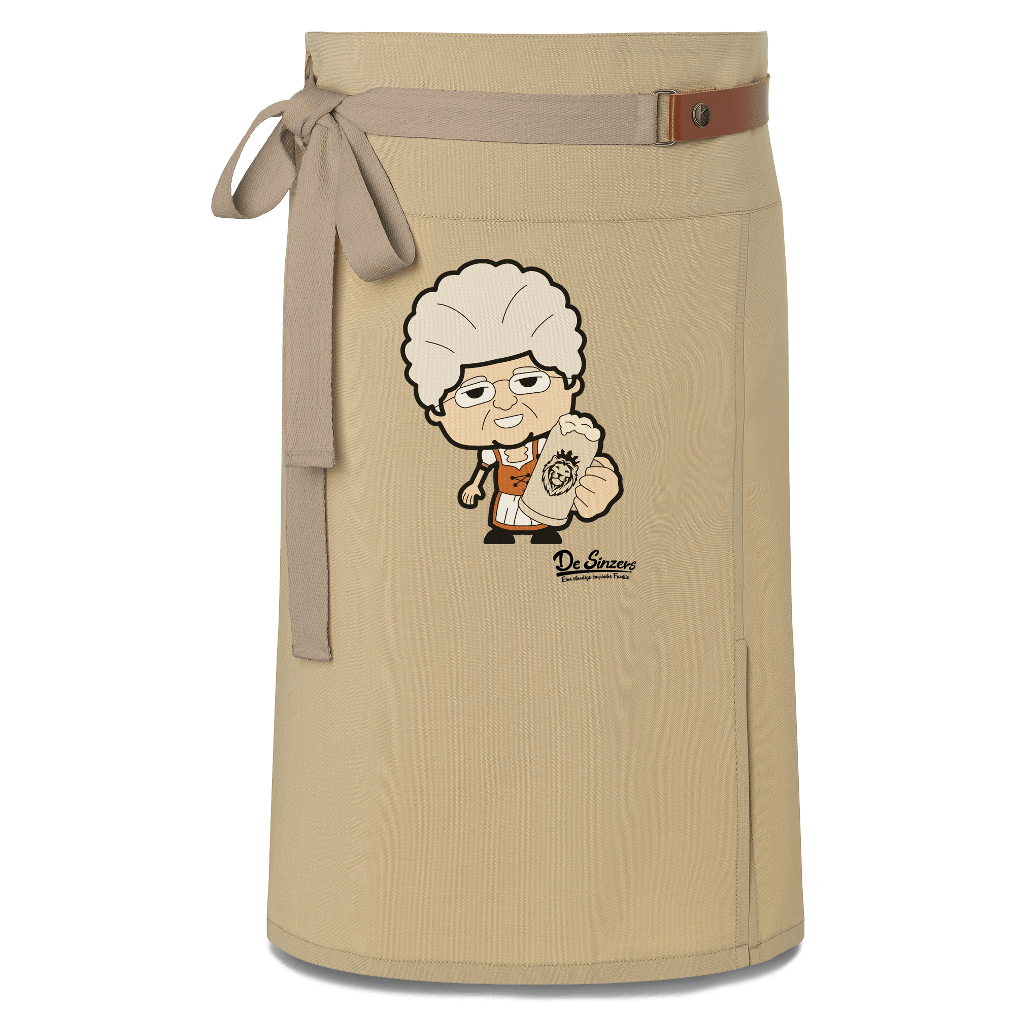 Die Oid Sinzerin Bier Schuerze Vorbinder Sand Nendlberg Front
