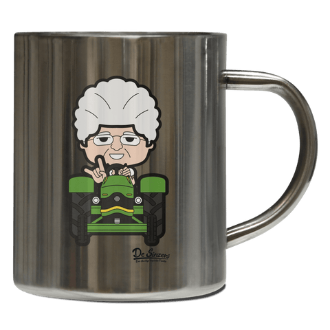 Die Oid Sinzerin Bulldog Edelstahl Kaffeetasse 400ml Grosser Arber Front 1