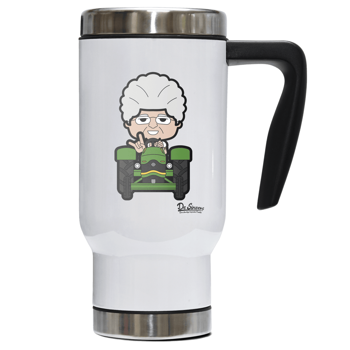 Die Oid Sinzerin Bulldog Edelstahl Thermobecher To Go 500ml Weiss Kindlwand Front