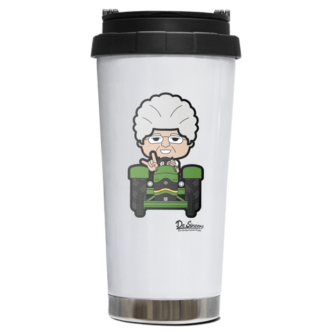 Die Oid Sinzerin Bulldog Edelstahl Trinkbecher To Go 470ml Weiss Wildbarren Front