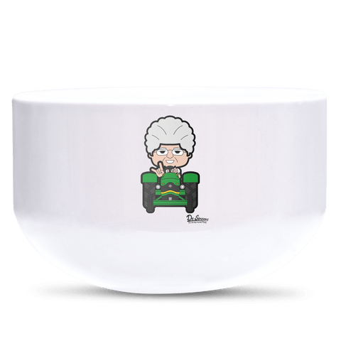 Die Oid Sinzerin Bulldog Keramik Mueslischale Weiss 600ml Staffelberg Front