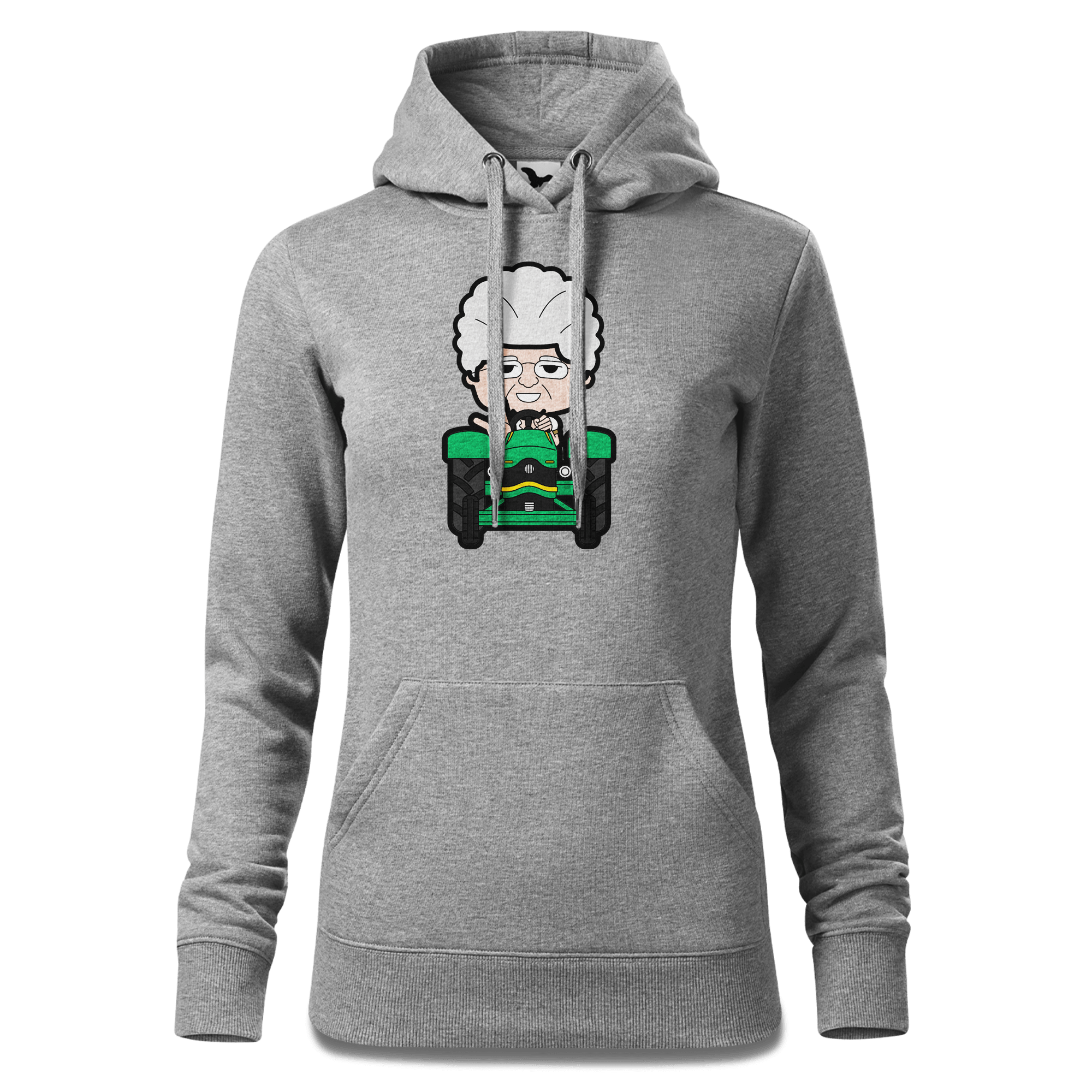 Die Oid Sinzerin Bulldog Sweatshirt Hoody Damen Grau Meliert Kieling Front