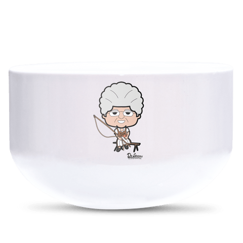 Die Oid Sinzerin Goaßlschnoizer Keramik Mueslischale Weiss 600ml Staffelberg Front