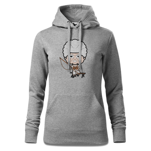 Die Oid Sinzerin Goasslschnoizer Sweatshirt Hoody Damen Grau Meliert Kieling Front