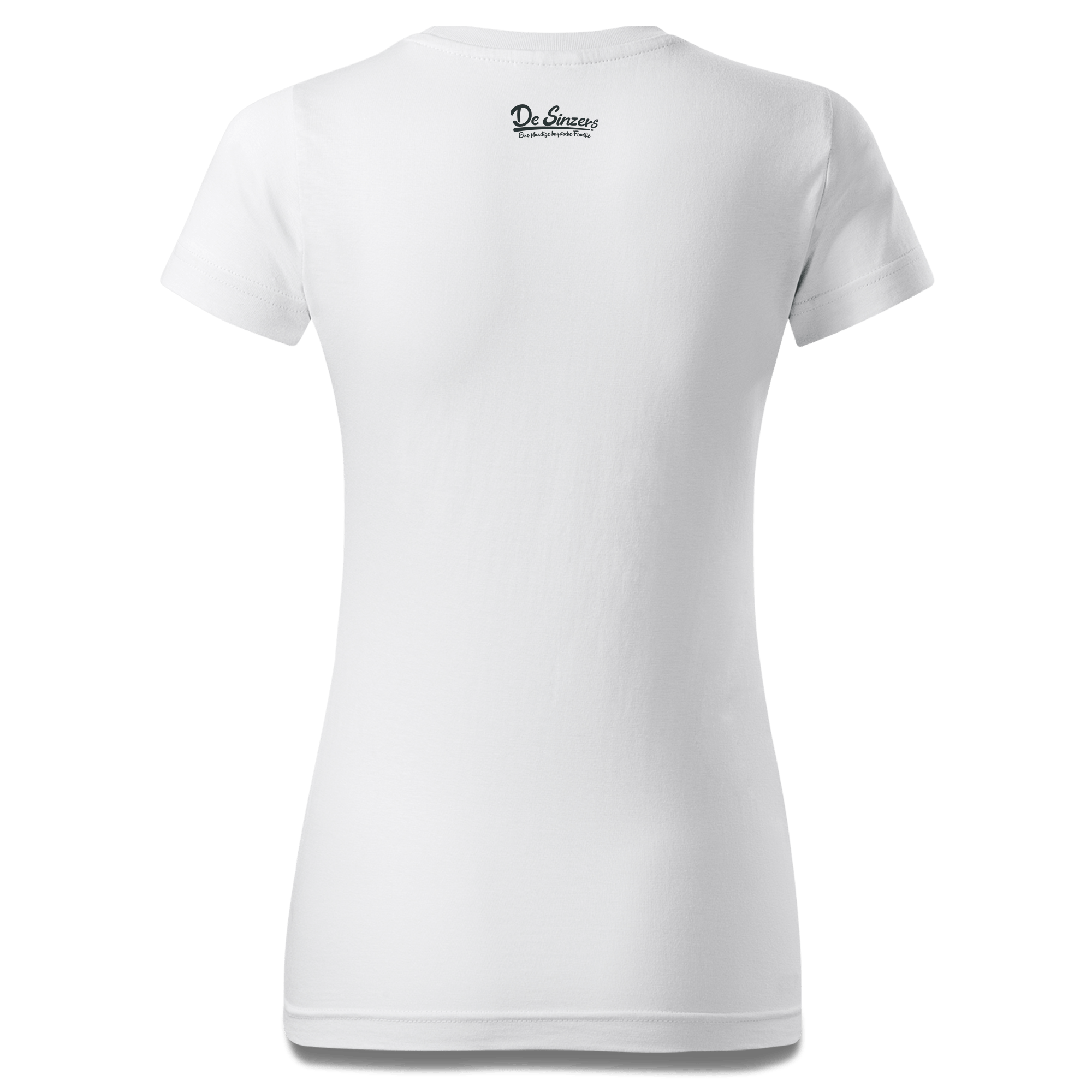 Die Oid Sinzerin Goasslschnoizer T Shirt Damen Weiss Gehering Back