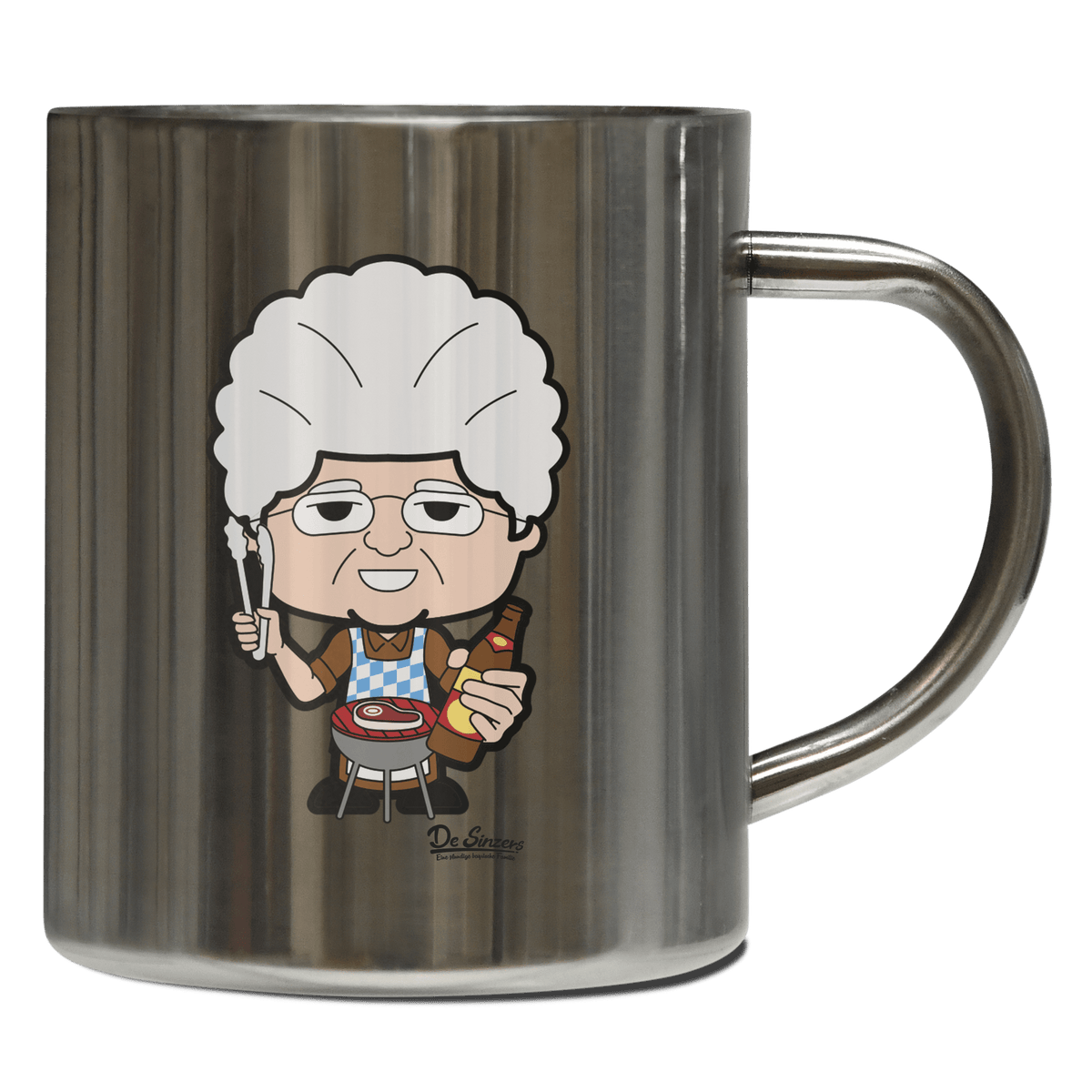Die Oid Sinzerin Griller Edelstahl Kaffeetasse 400ml Grosser Arber Front