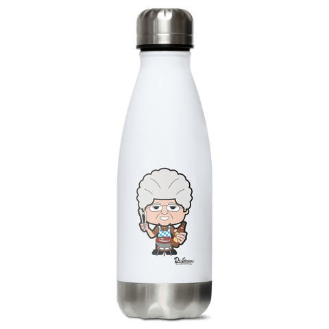 Die Oid Sinzerin Griller Edelstahl Thermoflasche 350ml Weiss Silber Kreuzspitze Front