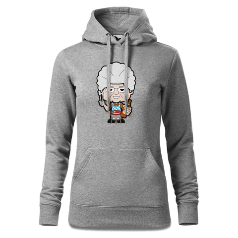 Die Oid Sinzerin Griller Sweatshirt Hoody Damen Grau Meliert Kieling Front