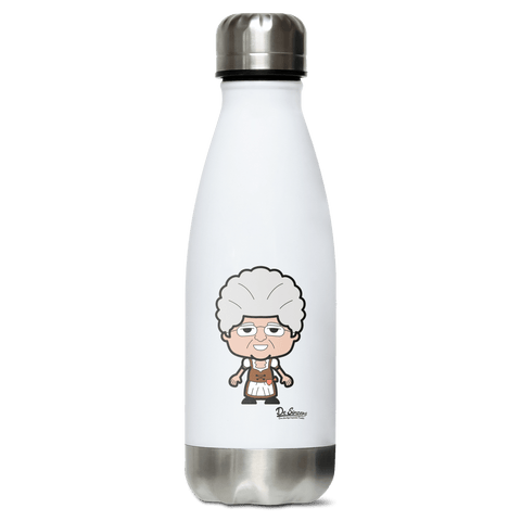 Die Oid Sinzerin Grundfiguren Edelstahl Thermoflasche 350ml Weiss Silber Kreuzspitze Front
