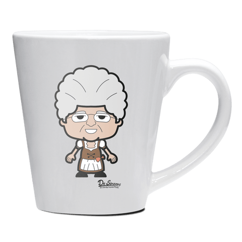 Die Oid Sinzerin Grundfiguren Keramik Kaffeetasse 200ml Weiss Herzogstand Front