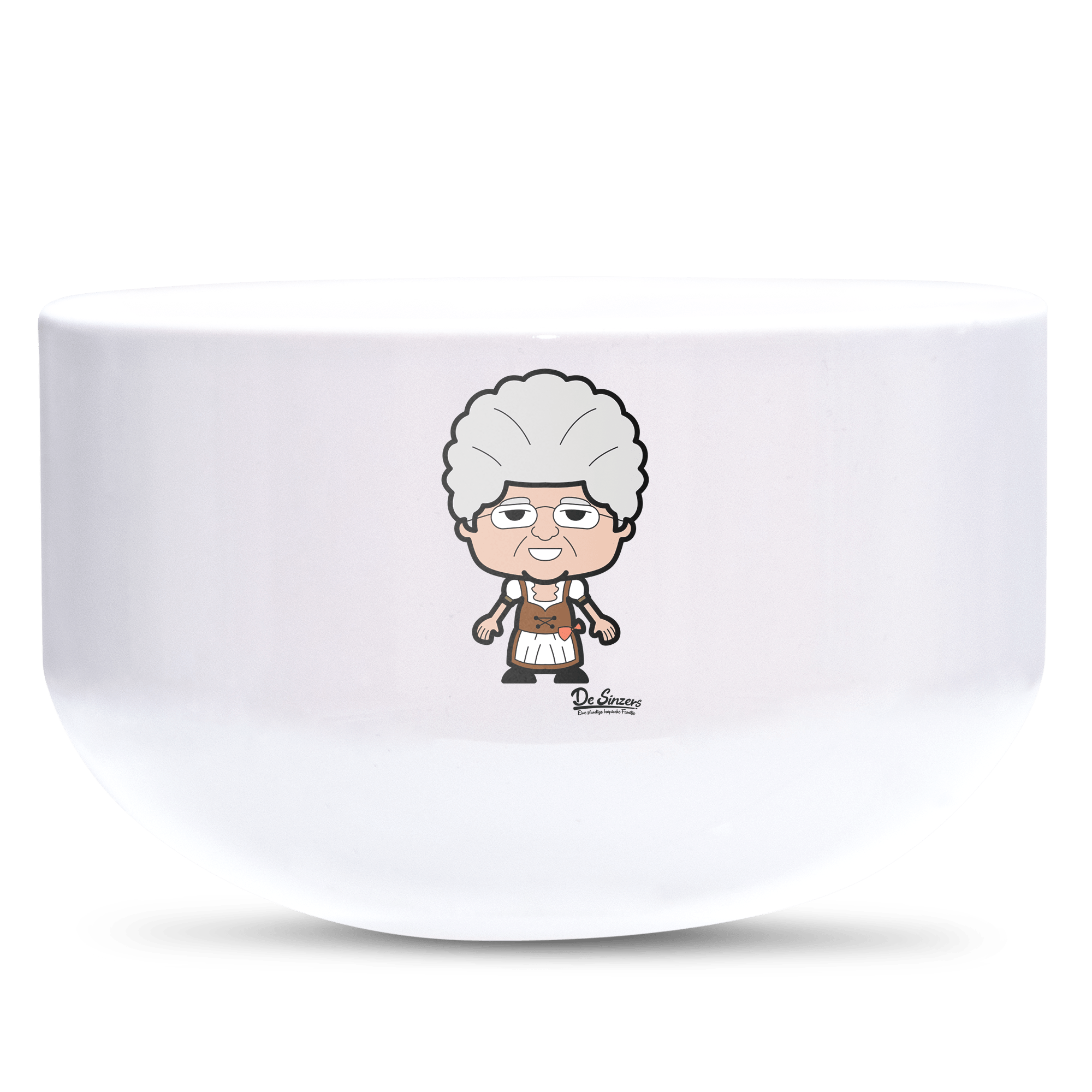 Die Oid Sinzerin Grundfiguren Keramik Mueslischale Weiss 600ml Staffelberg Front