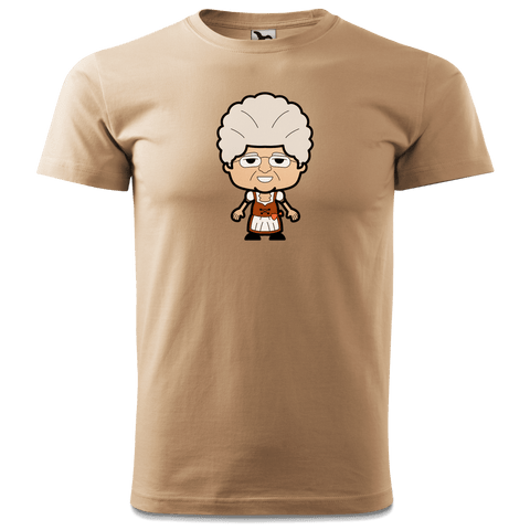 Die Oid Sinzerin Grundfiguren T Shirt Herren Sand Hofmuehle Front