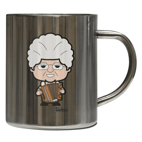 Die Oid Sinzerin Musikinstrumente Edelstahl Kaffeetasse 400ml Grosser Arber Front