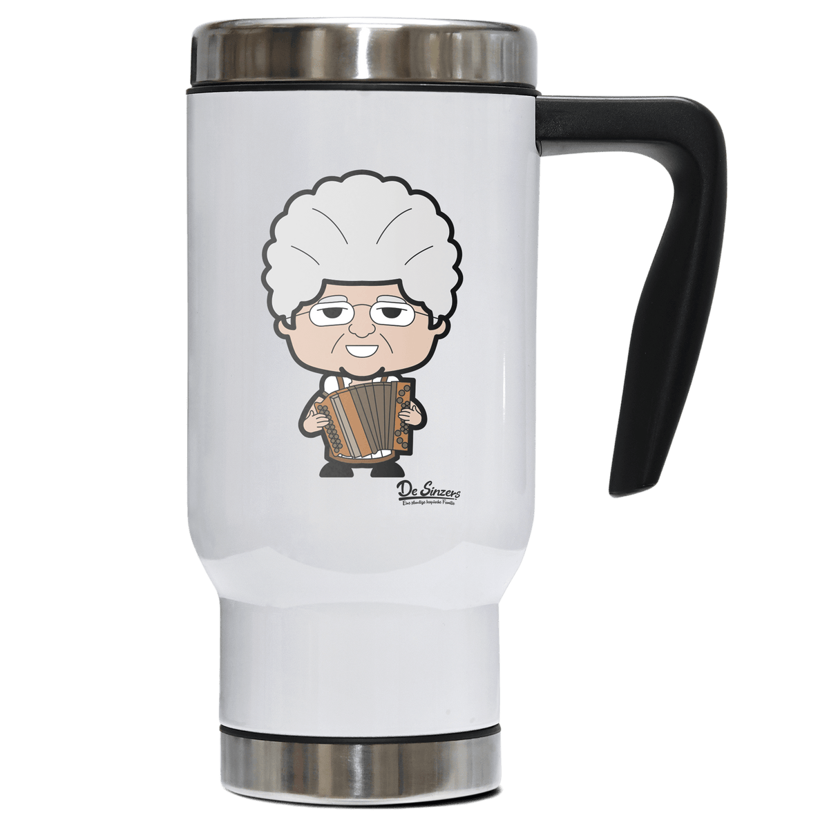 Die Oid Sinzerin Musikinstrumente Edelstahl Thermobecher To Go 500ml Weiss Kindlwand Front