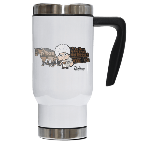 Die Oid Sinzerin Pferdegespann Edelstahl Thermobecher To Go 500ml Weiss Kindlwand Front