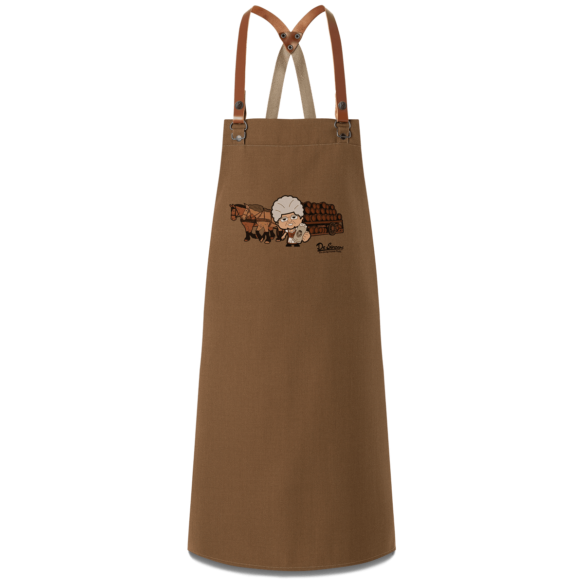 Die Oid Sinzerin Pferdegespann Schuerze Braun Haidbichl Front