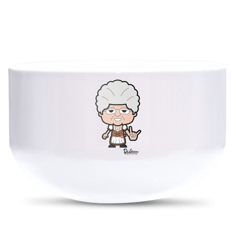 Die Oid Sinzerin Rocking Fingers Keramik Mueslischale Weiss 600ml Staffelberg Front