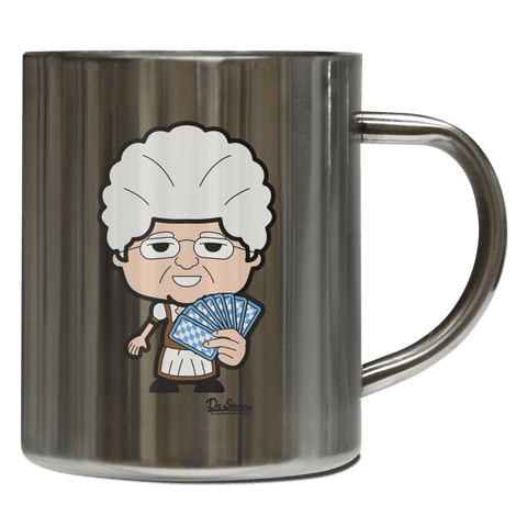 Die Oid Sinzerin Schafkopfen Edelstahl Kaffeetasse 400ml Grosser Arber Front