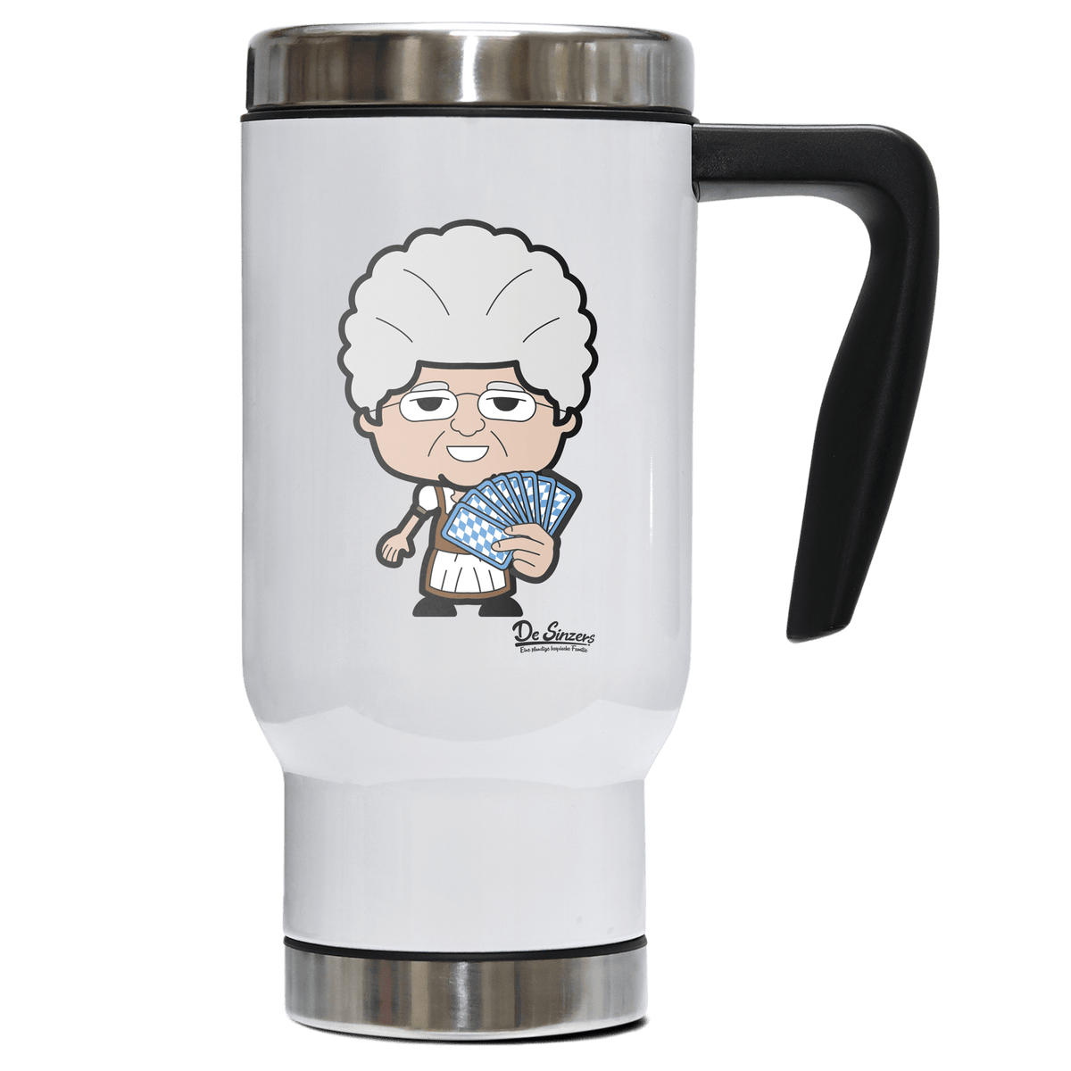 Die Oid Sinzerin Schafkopfen Edelstahl Thermobecher To Go 500ml Weiss Kindlwand Front