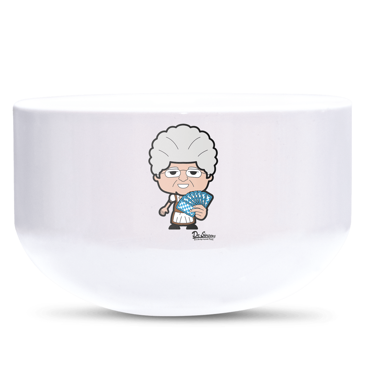 Die Oid Sinzerin Schafkopfen Keramik Mueslischale Weiss 600ml Staffelberg Front