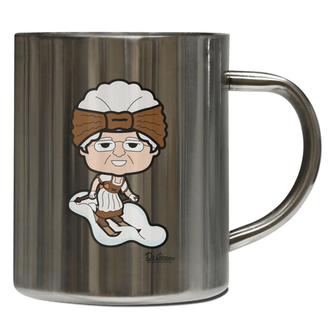 Die Oid Sinzerin Skifahrer Edelstahl Kaffeetasse 400ml Grosser Arber Front
